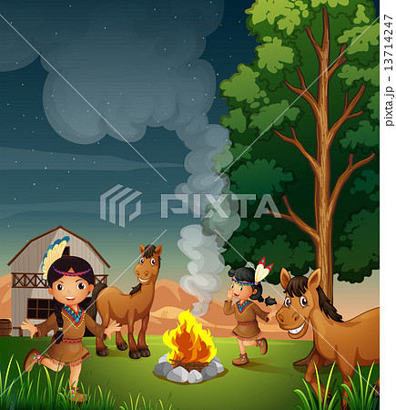 A farm with Indian girls 13714247