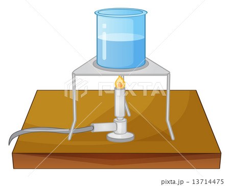 Beaker and burner 13714475