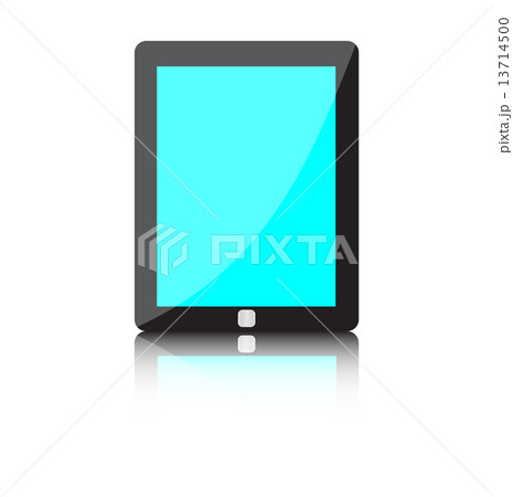 Illustration of modern technology device - computer tablet Illustration of modern technology device - computer tablet 13714500