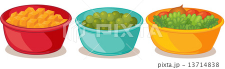 Bowls of food 13714838