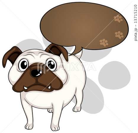 A dog with an empty thought 13715210