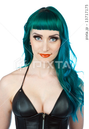 interesting looking woman portrait 13717175