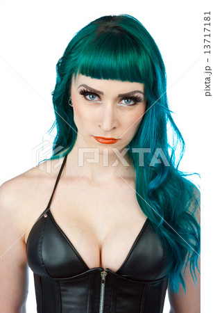 interesting looking woman portrait 13717181