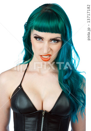 interesting looking woman portrait 13717182