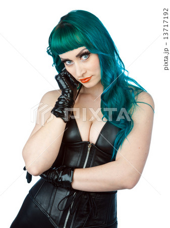 interesting looking woman portrait 13717192