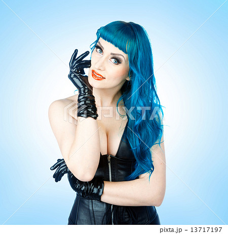 interesting looking woman portrait 13717197