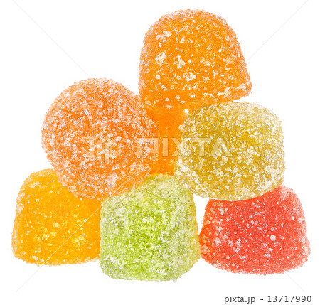 Multicolored fruit candy 13717990