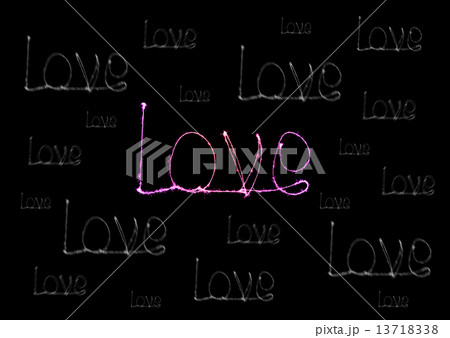 Love sparkler firework light alphabet Love sparkler firework light alphabet 13718338
