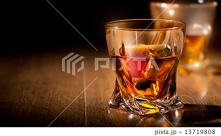 Glasses of whiskey Glasses of whiskey 13719808