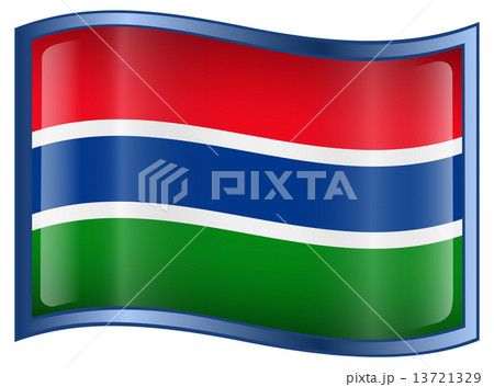 Gambia Flag Icon. 13721329