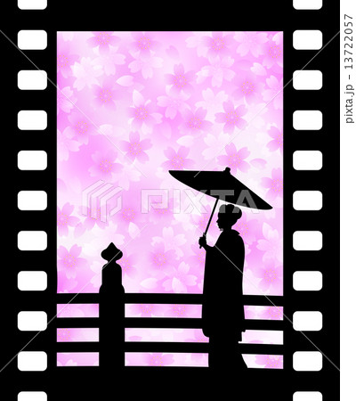 桜と舞妓　SAKURA and MAIKO(Spring of Japan) 13722057