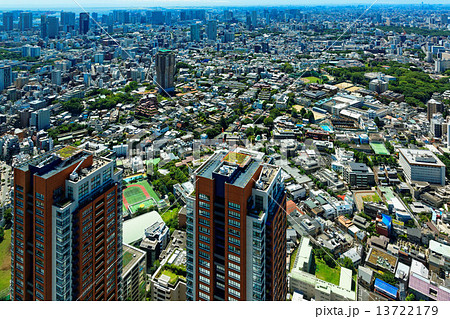 六本木ヒルズより元麻布ヒルズ方面の街並みを臨む 六本木ヒルズより元麻布ヒルズ方面の街並みを臨む 13722179