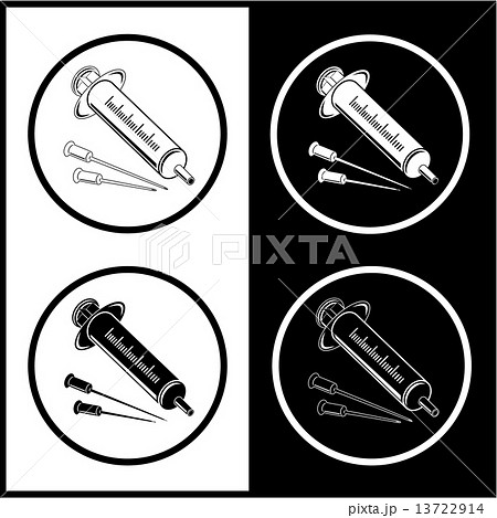 Vector syringe icons 13722914