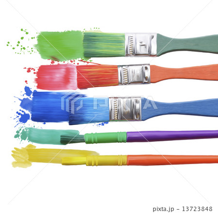 Paints And Brushes Paints And Brushes 13723848