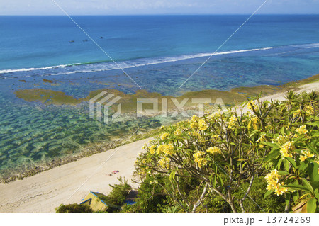 Coastline of Bali island, Indonesia. 13724269