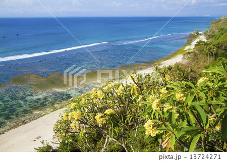 Coastline of Bali island, Indonesia. 13724271