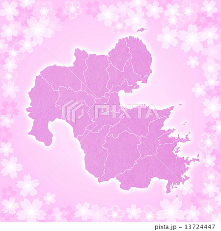 大分県地図 13724447
