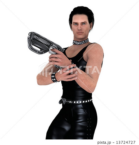 戦う男性 13724727