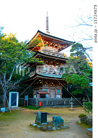 安楽寺(吉見観音)の「三重塔」(比企郡吉見町御所/埼玉県) 安楽寺(吉見観音)の「三重塔」(比企郡吉見町御所/埼玉県) 13724879