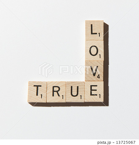 スクラブル文字：True Love 13725067