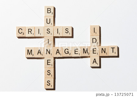 スクラブル文字：Business, Crisis, Management, Idea 13725071