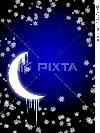 Icicles on moon 13725630