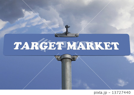 Target market road sign 13727440