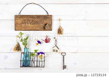 ウェルカム　壁飾り 13729134