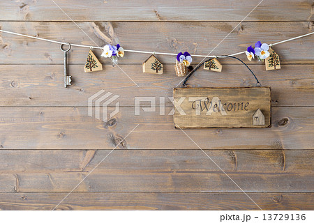 ウェルカム　壁飾り 13729136