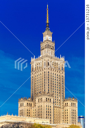 Palace of Culture and Science in Warsaw city downtown, Poland. Palace of Culture and Science in Warsaw city downtown, Poland. 13731216