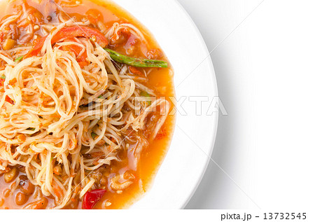 ソムタム　パパイヤサラダ　タイ料理 13732545