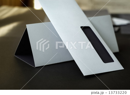 Blank envelope and letterhead 13733220