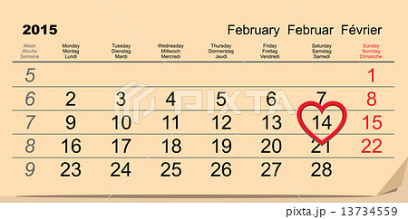 February 14 Valentines Day 13734559