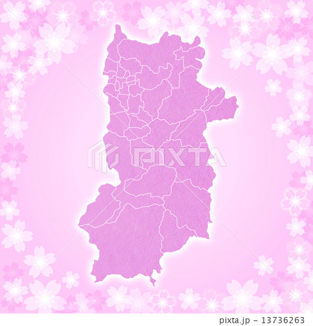 奈良県地図 奈良県地図 13736263