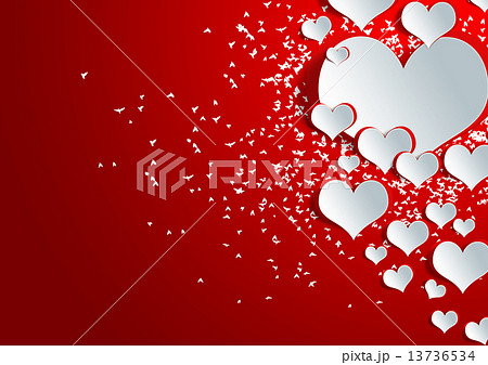 Heart shape on paper craft Heart shape on paper craft 13736534