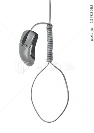 Gallows made of computer mouse 13738662