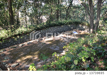 岡豊城　三ノ段石垣 13739695