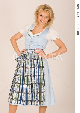 Bavarian beauty in costume Bavarian beauty in costume 13741480