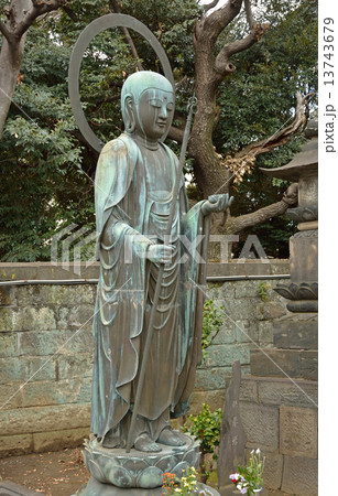 谷根千散歩・真言宗浄光寺 銅造地蔵菩薩立像 谷根千散歩・真言宗浄光寺 銅造地蔵菩薩立像 13743679