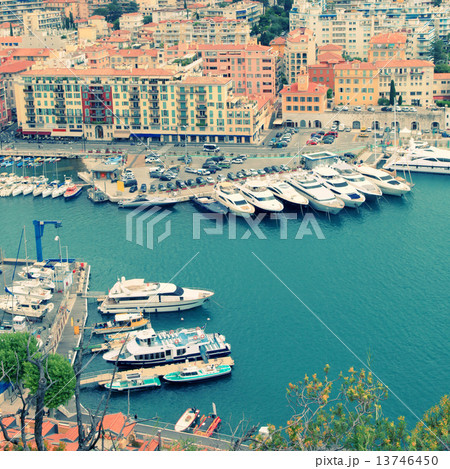 Cityscape of Nice(France), harbor view from above 13746450