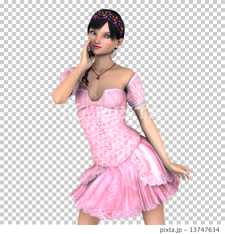 若い女性 若い女性 13747634