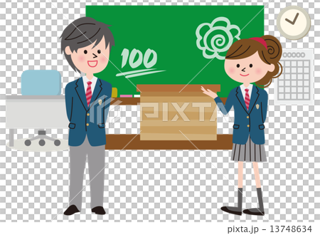 課堂學生微笑 13748634