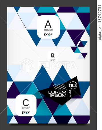 Abstract modern flyer - brochure template Abstract modern flyer - brochure template 13749751