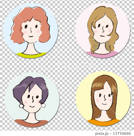 Hair style variation Hair style variation 13750680