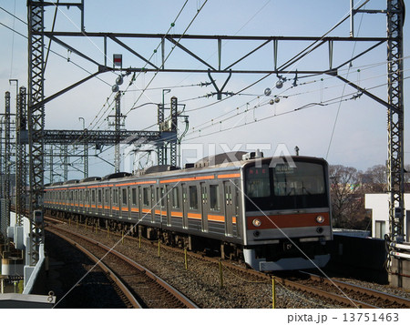 武蔵野線 205系 吉川駅 武蔵野線 205系 吉川駅 13751463