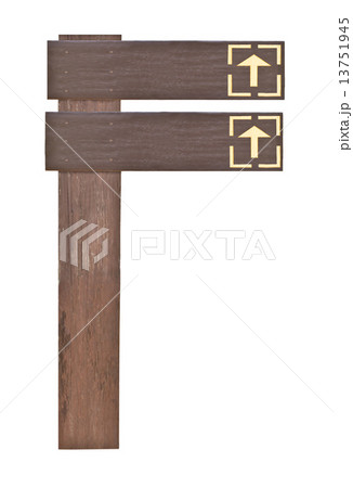 Wood signs isolated on white. Wood signs isolated on white. 13751945