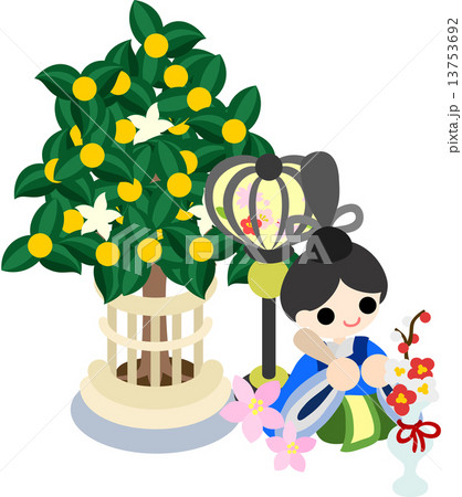 ひな祭り 〜お内裏様〜 ひな祭り 〜お内裏様〜 13753692