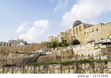 Southern Wall of Temple Mount Southern Wall of Temple Mount 13753946