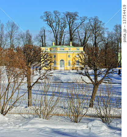 Winter  Upper Bathhouse   pavilion in Pushkin 13754419