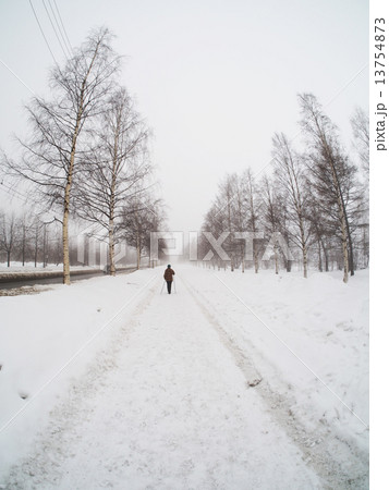 road in winter road in winter 13754873